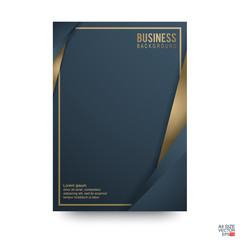 Modern vector template for brochure Leaflet flyer advert cover magazine or annual report