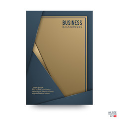 Modern vector template for brochure Leaflet flyer advert cover magazine or annual report