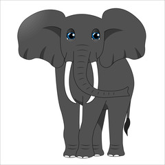 Cute cartoon elephant