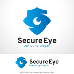 Secure Eye Logo Template Design Vector, Emblem, Design Concept, Creative Symbol, Icon