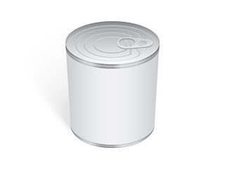 Tin can mock-up  template