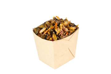 udon with seafood, with beef, with chicken, with vegetables