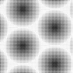 GRUNGE DOTTED SEAMLESS VECTOR PATTERN. HALFTONE DESIGN TEXTURE.