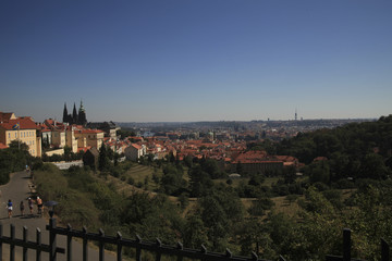 Fototapeta na wymiar Prague view of the castle