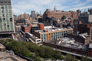Fototapeta na wymiar View from the High Line