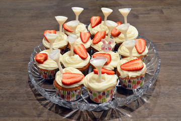 Angel Food Cake Cupcakes for Easter