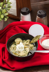 dumplings with broth