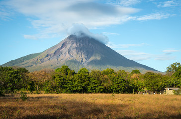 Fototapeta na wymiar Volcano Concepcion on Ometepe Island