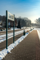 Bahnhof Binz im Winter