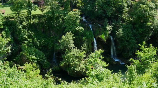 Waterfall in Slunj, Croatia