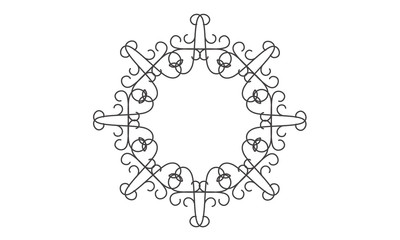 Coloring Book Ornament Mandala Floral Symbol