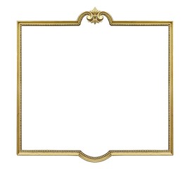 Golden frame for paintings, mirrors or photos