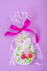 Sweet beautiful gingerbread gift to international women's day