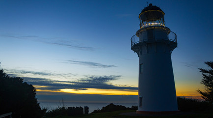 lighthouse at sunrise
