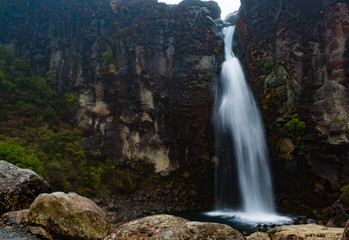 waterfall in new zealand