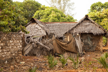 Traditional village in Kenya