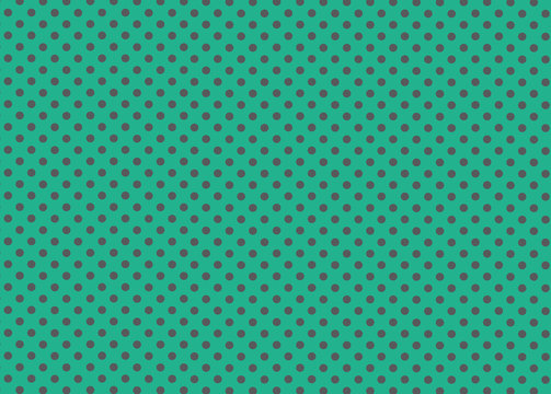 Agua and Grey Polka Dot Background