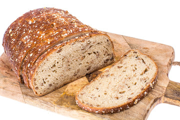 Wholemeal bread with seeds