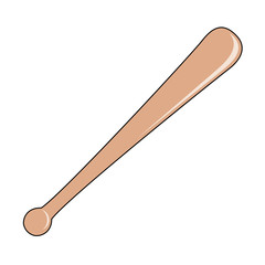 Baseball bat illustration