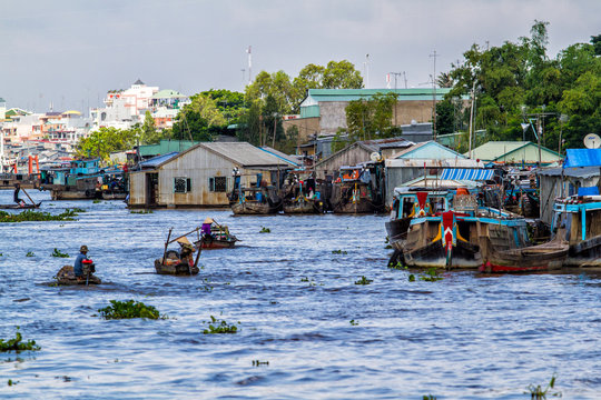 The Mekon Delta In Vietnam