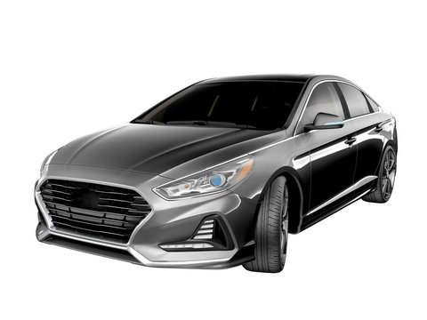 Modern sedane car