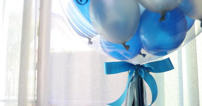 balloon floating swivel decoration in birthday anniversary celebration party