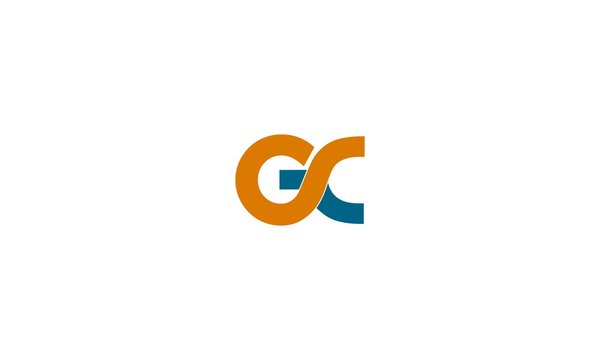 Letter GC Creative Modern Logo, Alphabet letters Initials Monogram logo GC, GC INITIAL, GC letter, 