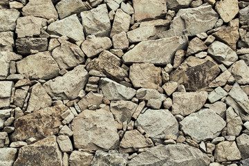 Old stone textured wall background