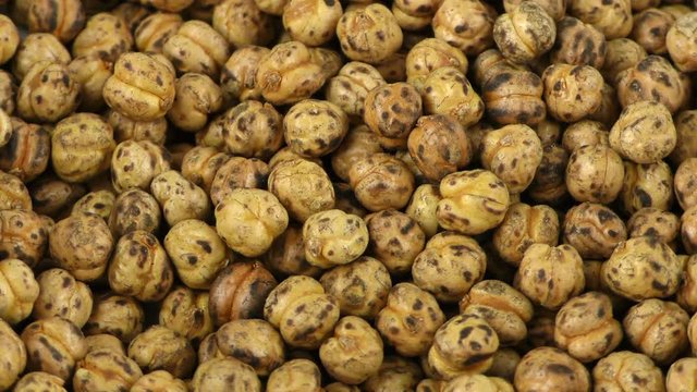 Uncooked Chickpea Macro View