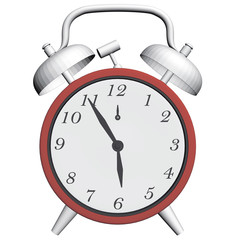 Antique clock with alarm clock