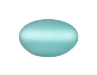 Blue stone isolated on white