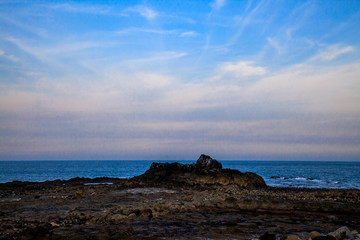Geological landscape of volcanic island in Zhangzhou, China