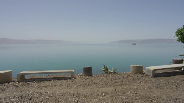 Sea of Galilee seen from the shore
