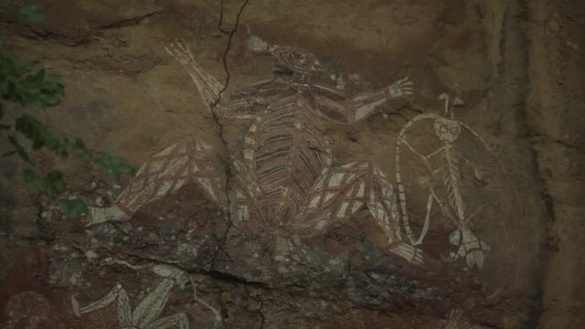 Indigenous Australian Paintings on Rock