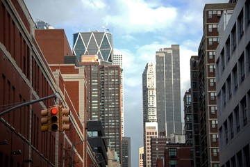 NYCアッパーウエストサイドの街並み