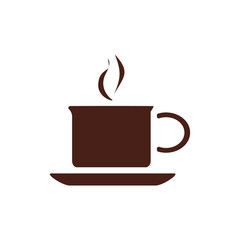 coffee cup. Vector illustration flat design 