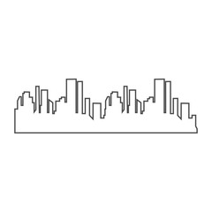Fototapeta premium Flat design background with City, town. Urban cityscape. Architecture