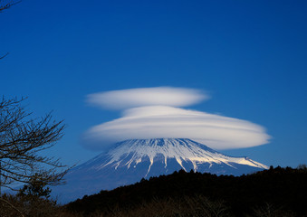 富士山の笠