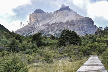 Cuerno Principal and the Valle Frances, Torres del Paine National Park. Patagonia, Chile