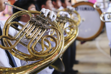 marching band Playing instrument