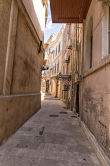 Fototapeta na wymiar Narrow street of the old city of Baku. Republic of Azerbaijan