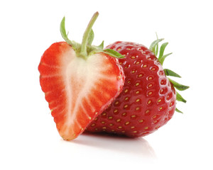 strawberry isolated on white background
