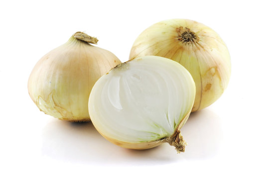 onion isolated on white background