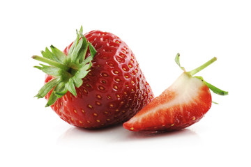 strawberry isolated on white background
