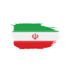 Iran flag, vector illustration