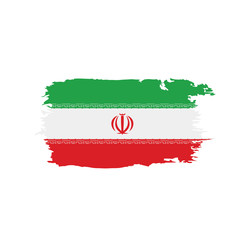 Iran flag, vector illustration