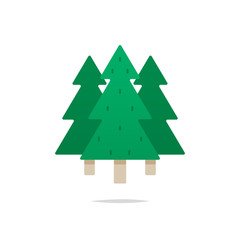 Forest icon vector