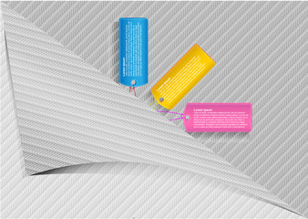 Concept and idea price tag infographic with abstract background. Vector EPS10