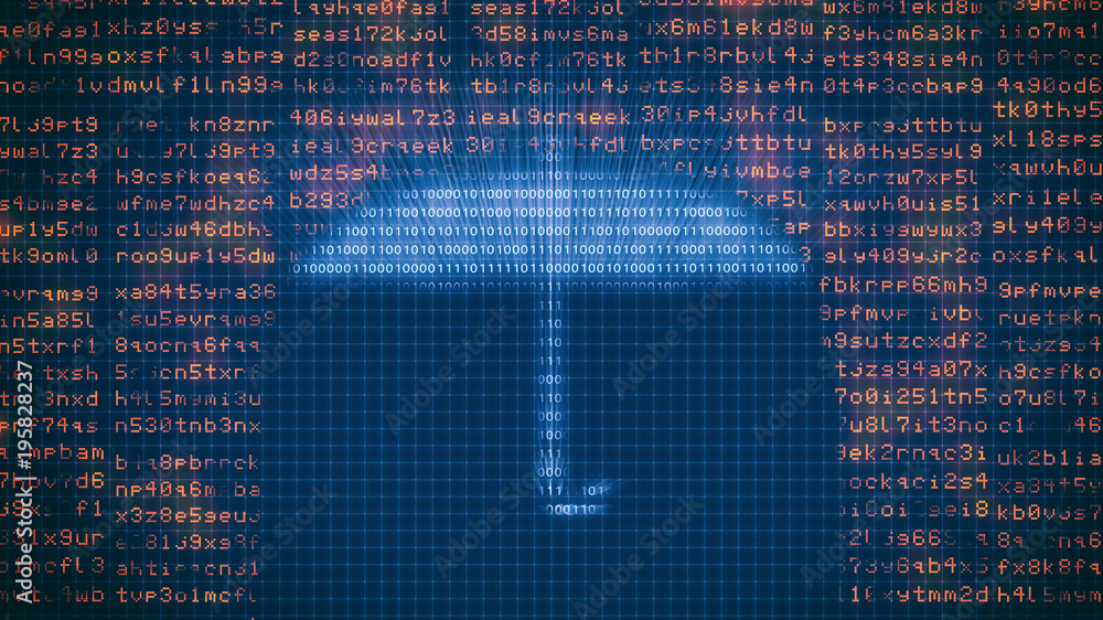 Poster concept of computer security