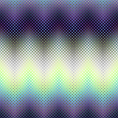 Geometric abstract pattern in low poly pixel art style. Polka dot pattern on low poly background. Chevron pattern. Vector image.
